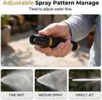 Premium Home High-Pressure Water Gun with 3 Adjustable Spray Patterns